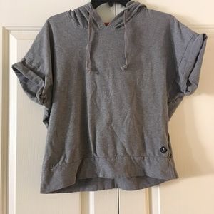 ✨SALE✨ Sperry Gray Short Sleeve Hoodie Shirt